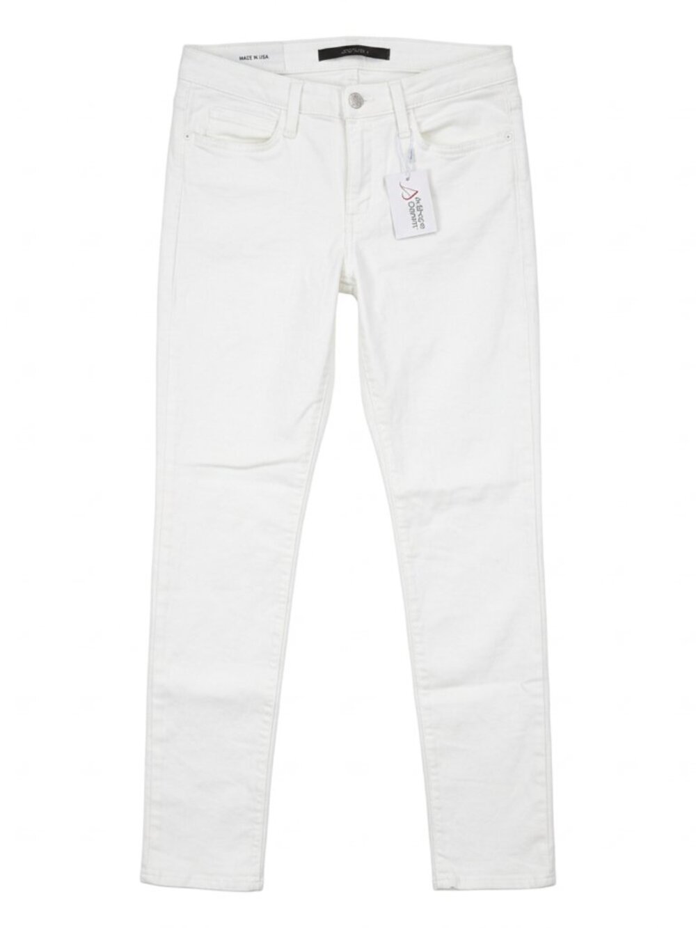 Joe's Jeans Sz 30w 31L  Provocateur Skinny Cropped White Womens